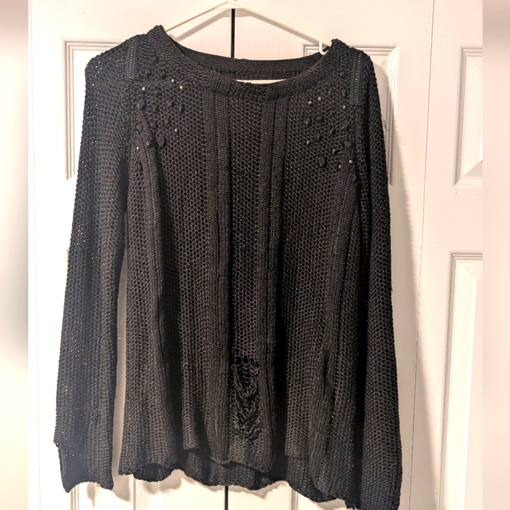 Zara Knit Black Sweater